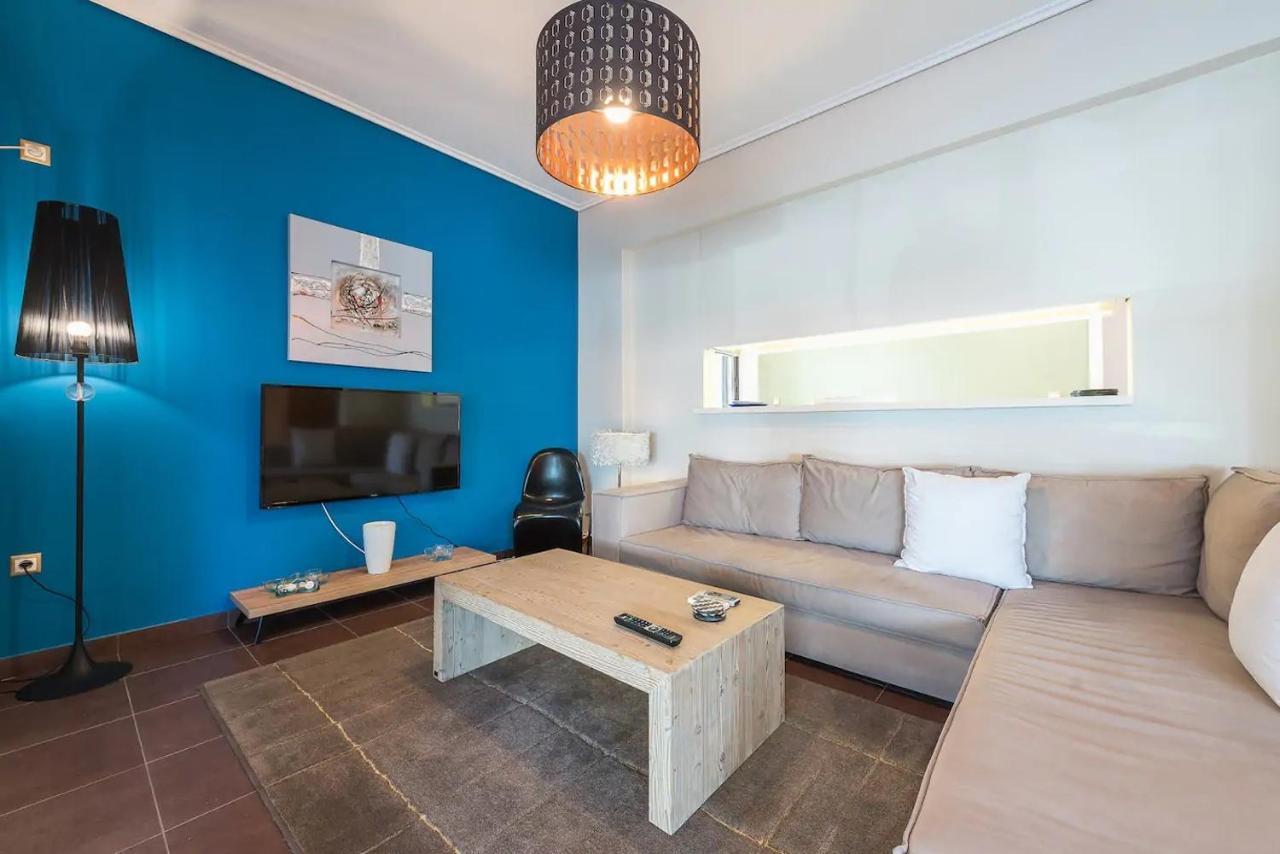 Glyfada Glass-Walled Designed Apt アテネ エクステリア 写真