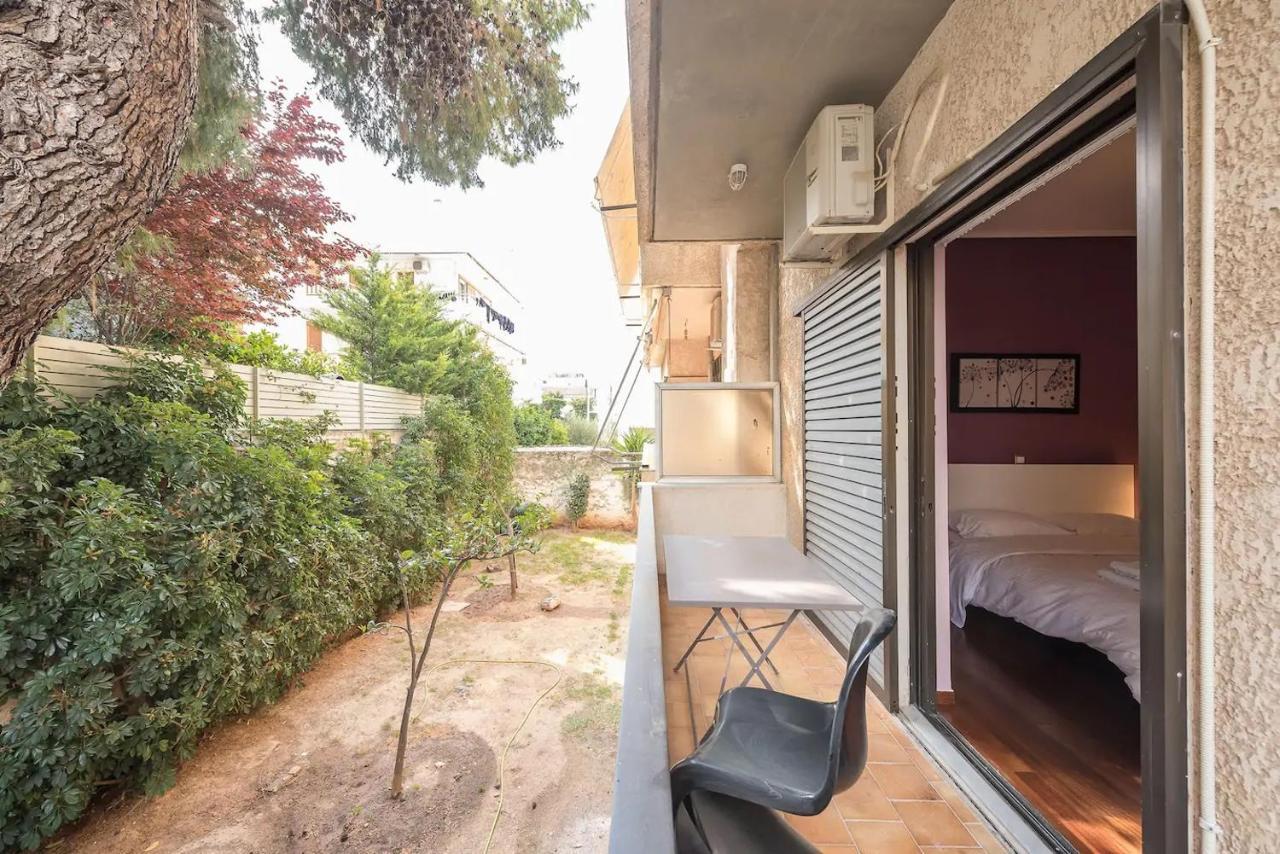 Glyfada Glass-Walled Designed Apt アテネ エクステリア 写真