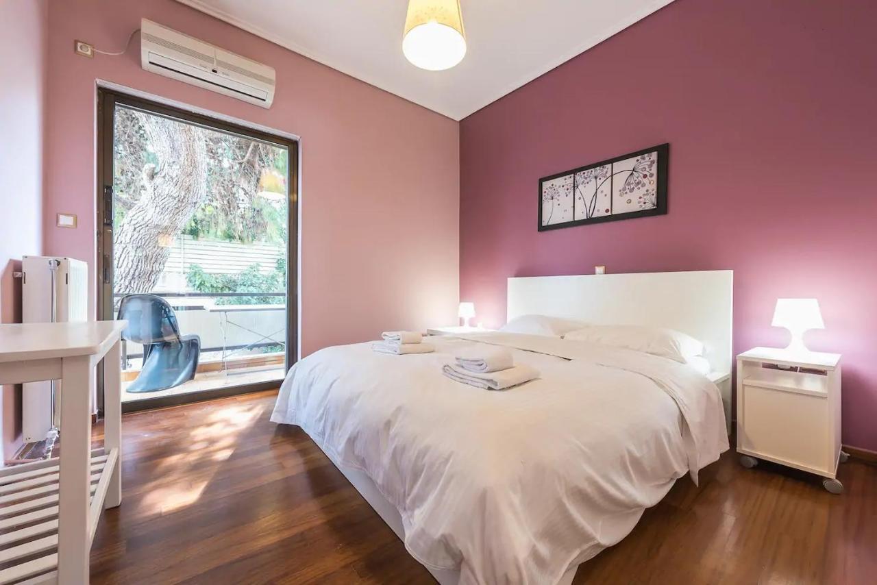 Glyfada Glass-Walled Designed Apt アテネ エクステリア 写真